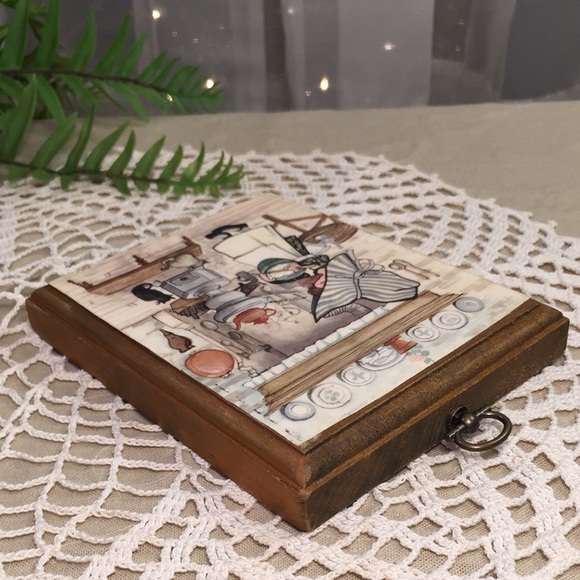 Vintage Prairie Kitchen With Cats Wooden Plaque Cottagecore - Picture 8 of 12